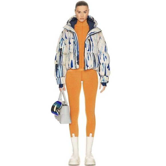 CORDOVA Women's Orange Ribbed Pants - Picture 2 of 4